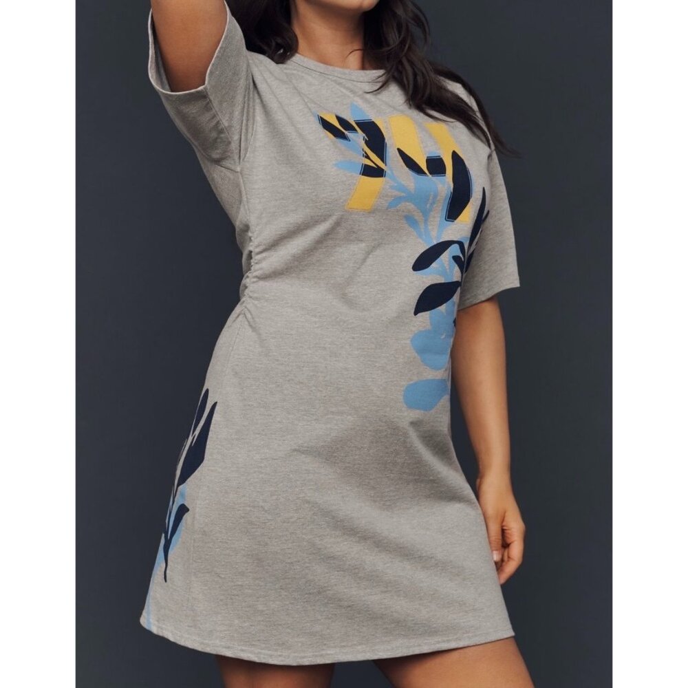 Anthropologie Daily Practice Short Sleeve Mini T-Shirt Dress Size S